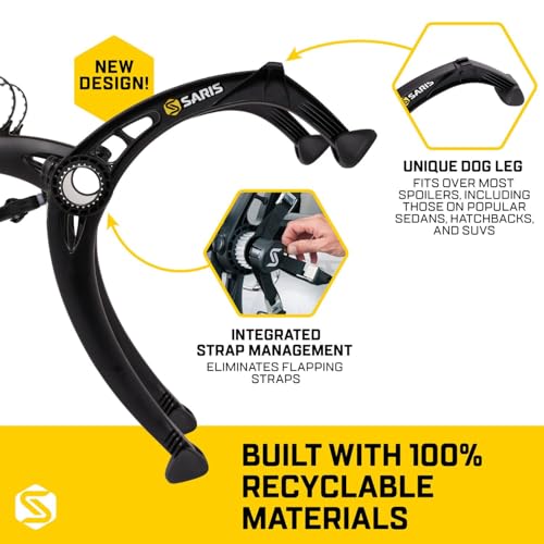 Saris Bones EX 3-Bike Trunk Rack Bicycle Carrier, Durable, Rust-Free, Anti-Sway Straps, Fits Most Vehicles, Made in USA, Arc-Based Design, 100% Recyclable Materials by Saris - Image 5