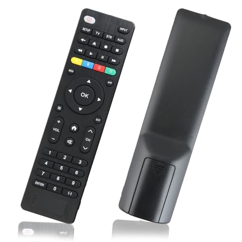 Télécommande Universelle 6 en 1 pour TV, Décodeur, Blu-Ray, Barre de Son, Projecteur – Compatible avec la Plupart des Marques, avec Guide de Codes Inclus, Facile à Programmer