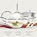 Gotham Steel 12 Pc Ceramic Cookware Set Nonstick, Ceramic Pots and Pans Set Non Stick with Steamer for Cooking, Non Toxic PFOA PFOS Free, Premium Stay Cool Handles, Oven & Dishwasher Safe