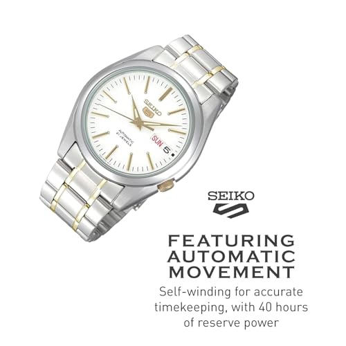 Image of SEIKO Automatic Watch for Men 5-7S Collection - with Day /Date Calendar, Luminous Hands, Stainless Steel Case & Bracelet