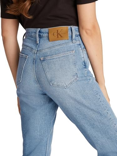 Calvin Klein MOM JEAN Kadın Kot Pantolon, İndigo, 27W / 28L - Görsel 3