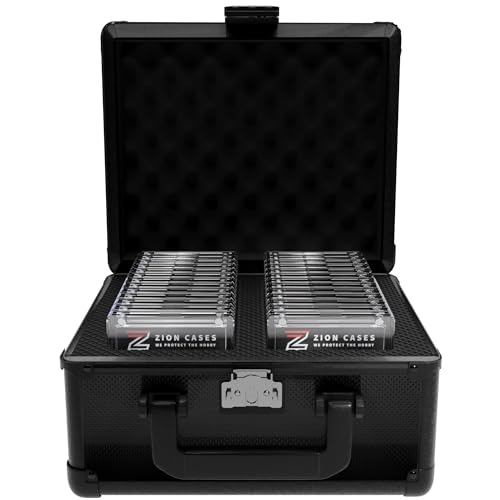 Zion Cases Slab Case; 2 Row Graded Card Case; Fits PSA BGS HGA CSG Slabs; Ideal Travel Storage Solution; Black Diamond