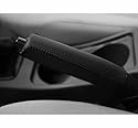 LIMIMIKAIXIN Auto Handbremse Abdeckung für Audi A2 8Z Advance/High-Tech/Style 2000-2005, Handbremsgriff Schutzhülle rutschfeste Handbremshebel Griff Protector ZubehöR,A/Black Line