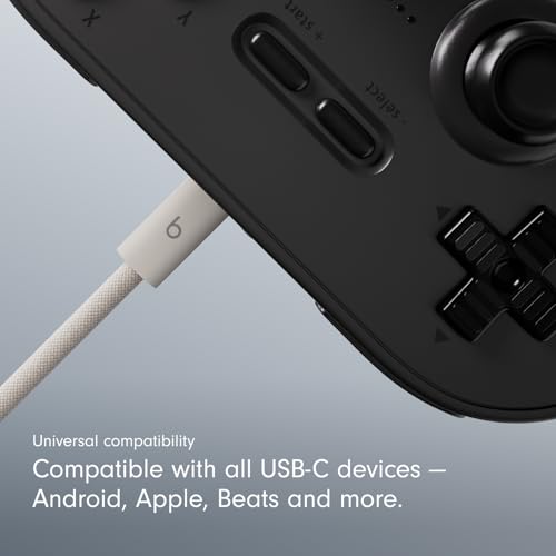 Image of Beats 240W USB-C to USB-C Braided Cable, Fast-charging, Durable /Tangle-free, Compatible with Apple and Android Devices (3m) - Surge Stone