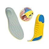 Sports Shoe Insoles (2 Pairs) Sports Shock Absorption Shoes Insoles Plantar Fasciitis Orthotic Heel...