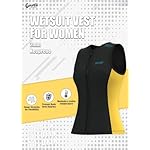 GoldFin Wetsuit Top for Women, Wet Suit Vest 2mm Neoprene Sleeveless Front Zip Jackets for Water Sports Swimming Diving Surfing Snorkeling - Image 2