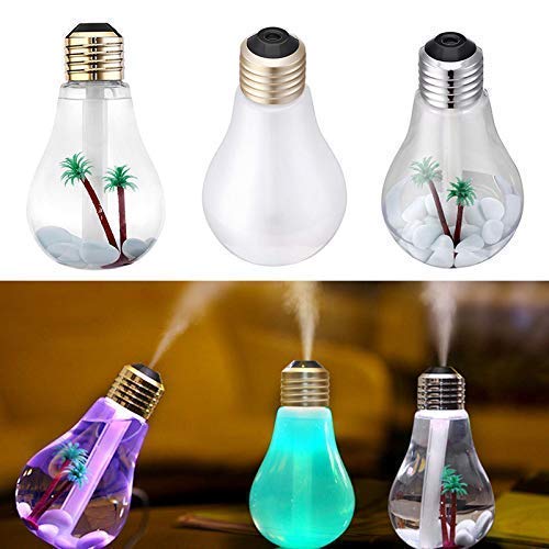 Bulb Humidifier with LED Night Light for Car Home and Officeclear-image-49