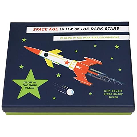 Pegatinas para niños Rex London Edad del espacio brilla en las estrellas oscuras Cover