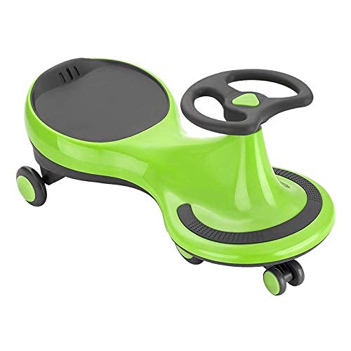 JoyRide Girls & Boys Swing Wiggle Car Ride On Twist & Go Scooter Car Scratch Free 2 Year Plus 100 Kgs Weight Capacity(1-12 Year Old, Sky Blue) (Green), Baby