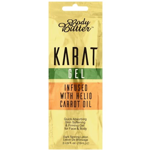 Body Butter Karat Gel Accelerator Tanning Lotion - Infused with Helio Carrot Oil (15ml)