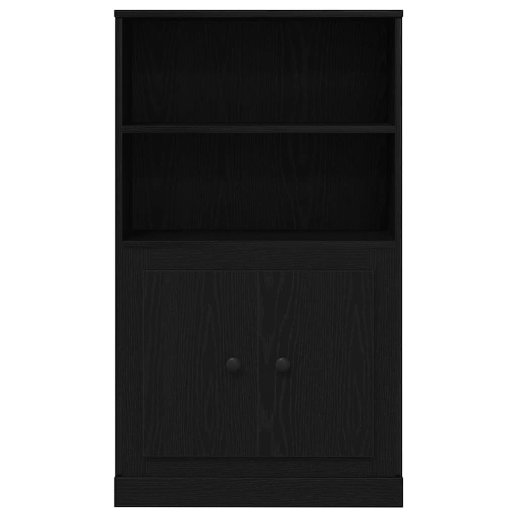 vidaXL Wysoki stół bufetowy Czarny Dąb 60 x 35.5 x 103.5 cm, Stół bufetowy, prostokątny, nowoczesna szafka z dębu, klasyczna komoda, trwałe rozwiązanie do organizacji w domu