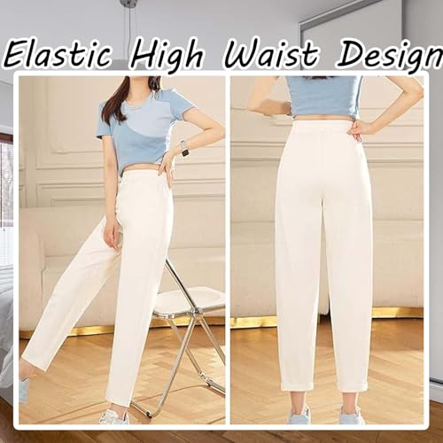 Endurance Loose Pants Women,Endurance Summer Cotton Linen Women's Loose Pants,Casual High Waist Joggers4