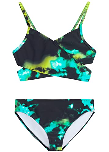 Image of Kanu Surf Girls' Coral Reef Beach Sport Wrap Around Bikini 2-piece Swimsuit