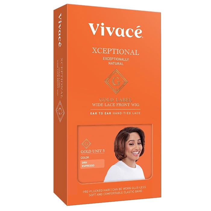 Xceptional Gold Label Wide Synthetic Glueless Wavy Bob HD Lace Front Wig - GOLD UNIT 3 (1)