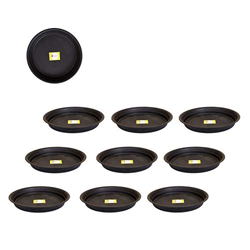 SPYLARKS™ Heavy Duty Planter Gamla Bottom Plate/Tray/Saucer Base Plate/Dip Tray for Flower Pots-Black, 12inch, (Pack of 9) (B08GM4GG6Y) Amazon Price History, Amazon Price Tracker
