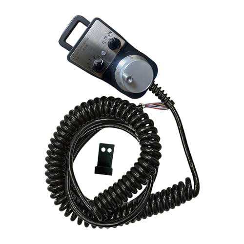 Volante electrónico de 4/6 ejes, generador pulsado manual de 5 V para máquinas herramienta, maquinaria de impresión, interruptores de parada de emergencia