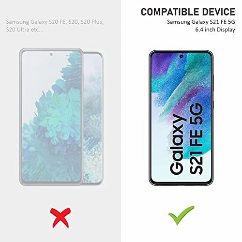 Image of Mr.Shield Top-Notch HD+ Tempered Glass Screen Protector Guard for Samsung Galaxy S21 FE 5G (6.4 Inch), 9H Hardness, Easy Installation Kit