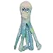 Pet Lou Octopus Teal Tie Dye Dog Plush Toy, 16-inch Length