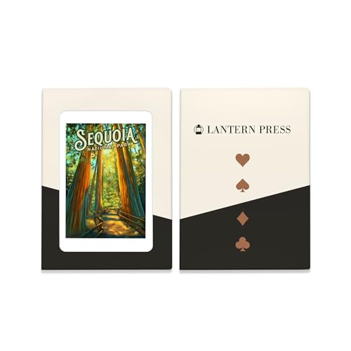Lantern Press Naipes Póker Sequoia National Park 52 Cartas miniatura 4