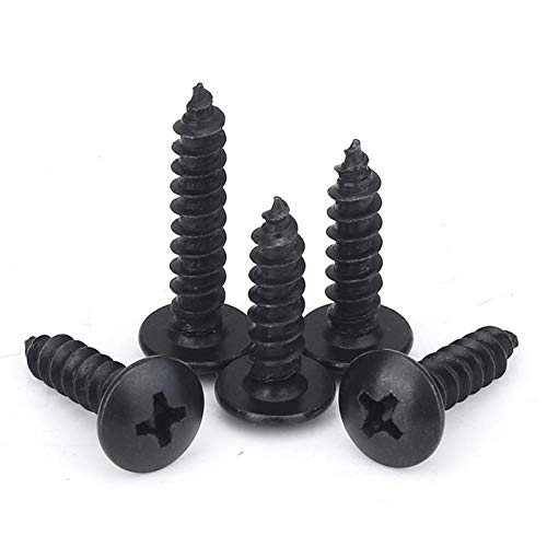 Vis autotaraudeuses M4 cruciformes avec tête cylindrique à large surface d'appui