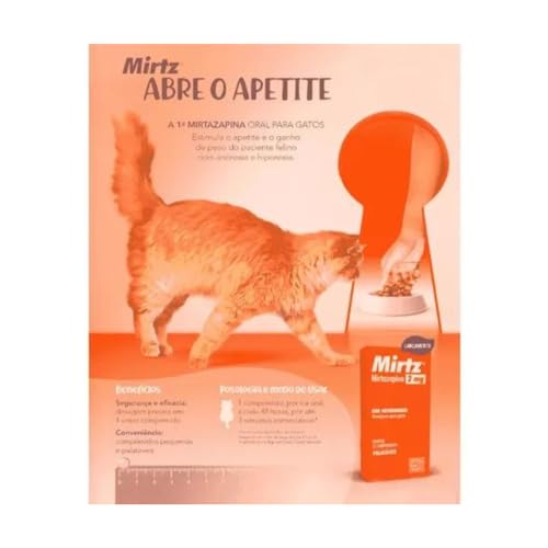 Mirtz 2mg Estimulante de Apetite para Gatos