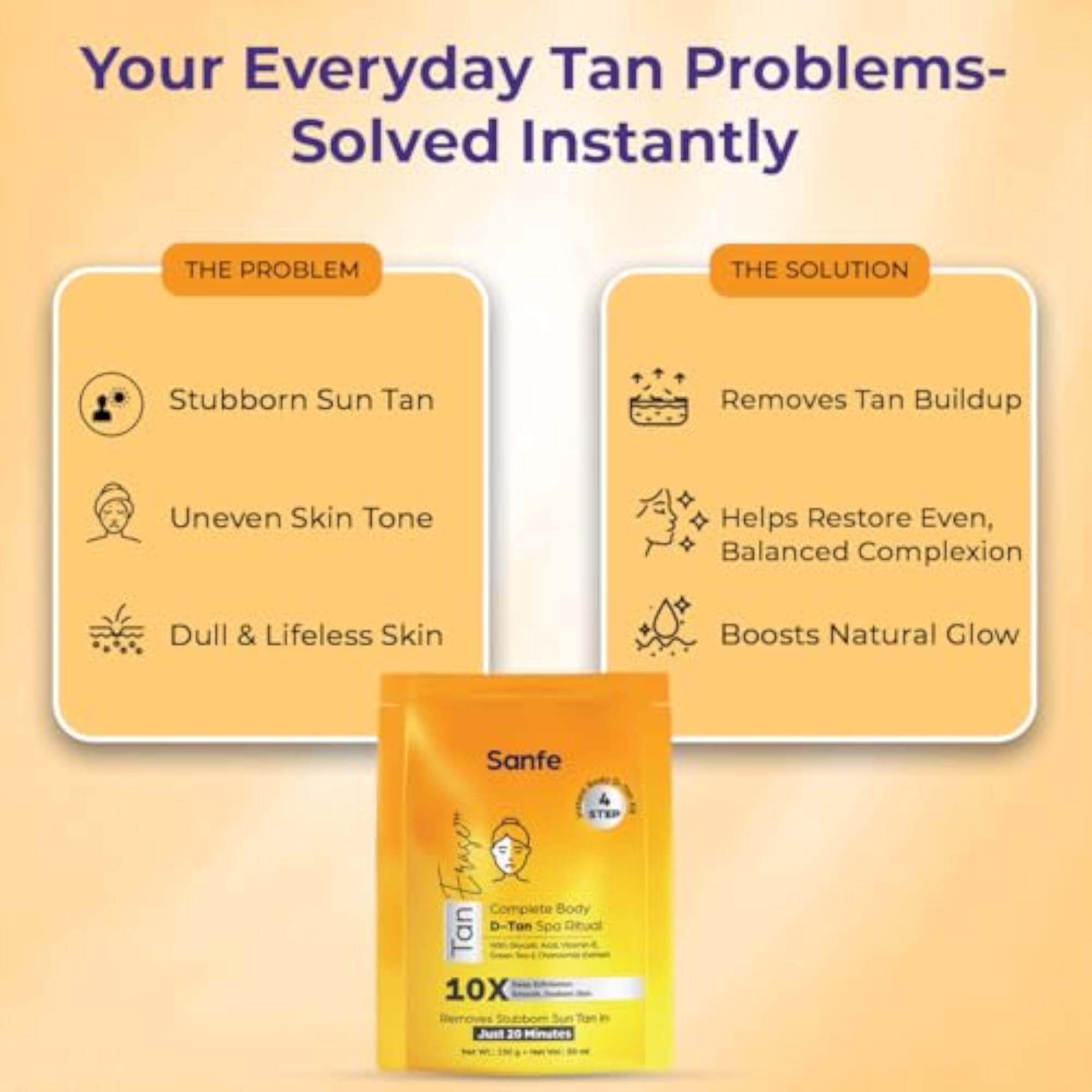 Tan Erase Complete Body D-Tan Kit for Spa Ritual