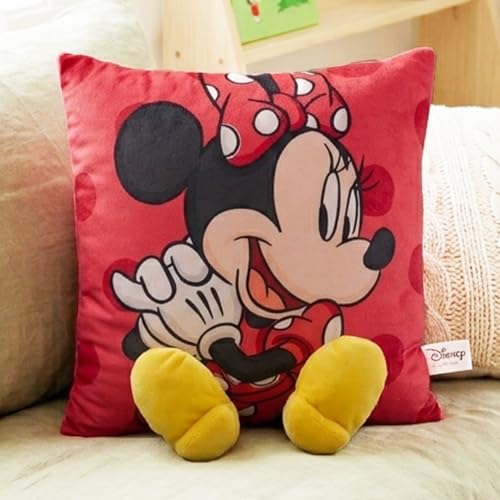 Image of Mirada Mickey Plush Toy with Legs - Soft Stuffed Toy, Cute Pillow for Kids, Birthday Gift for Boys & Girls, Licensed Disney Decor - 35cm