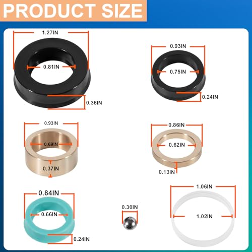 Image of 241623 Pump Repair Kit Fit for Graco Fire-Ball 300 (50:1) Pumps, for DYNA-Star 10:1 Grease Pumps