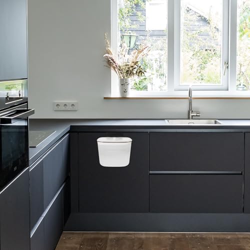 Bote de basura colgante pequeño para cocina y baño miniatura 4