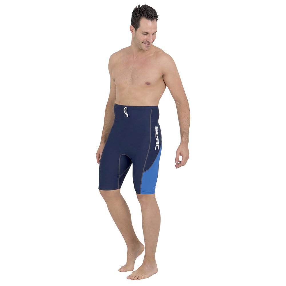 SEAC RAA Pant Evo, Pantaloncino Protettivo Rash Guard per Snorkeling e Nuoto Anti UV Uomo