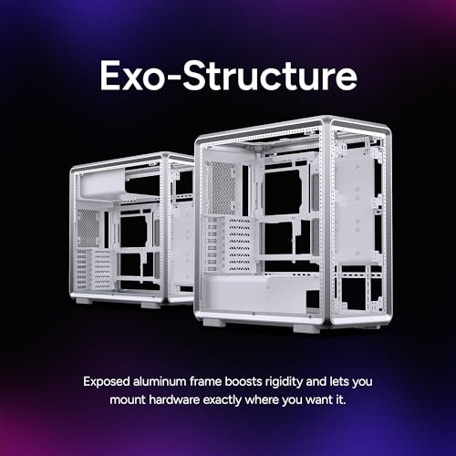 Image of Cooler Master MasterFrame 600 Mesh Silver Aluminum ATX Mid-Tower PC Case + V4 Alpha 3DHP CPU Air Cooler High Airflow Bundle