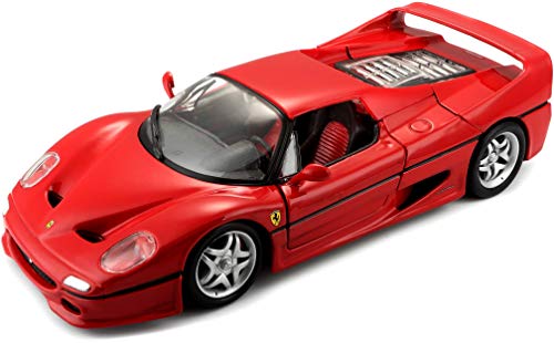 Bburago 1:24 Scale Ferrari Race and Play F50 Diecast Vehicle (Colors May Vary)