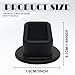 Clwalny 2PCS Silicone Seat Belt Buckle Holder, Car Rear Seatbelt Buckle Booster, Keep Receptacle Stand Upright for Kids Auto Safety Belt Guard, Universal Car Safety Belt Fixer Accessories(Black)