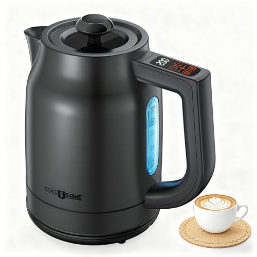 Image of Electric Kettle Temperature Control, 1.7L 1500W Electric Tea Kettle with 13 Temperature Settings, Strix Thermostat, LED Display&Touch Control, Auto Shut-Off Protection, Boil Dry Protection