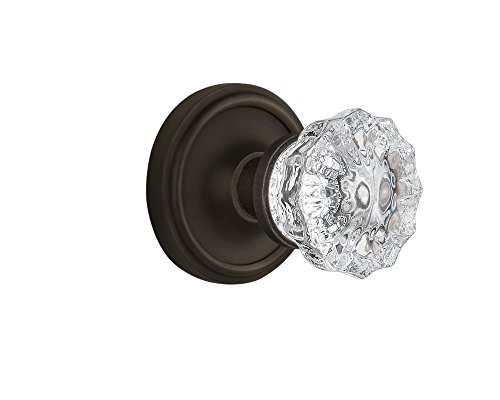 Nostalgic Warehouse Classic Rosette With Crystal Door Knob
