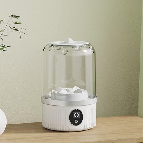 ポータブル洗濯機 小型洗濯機 バケツ型洗濯機 簡易洗濯機 着旅行携帯用小型靴下洗濯機 新しいウェーブホイール設計は手洗いを模倣して変形しない(B)