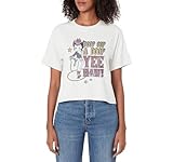 Betty Boop Boop OOP A Doop Yee Haw! Cowgirl Distressed Women's Crop Top