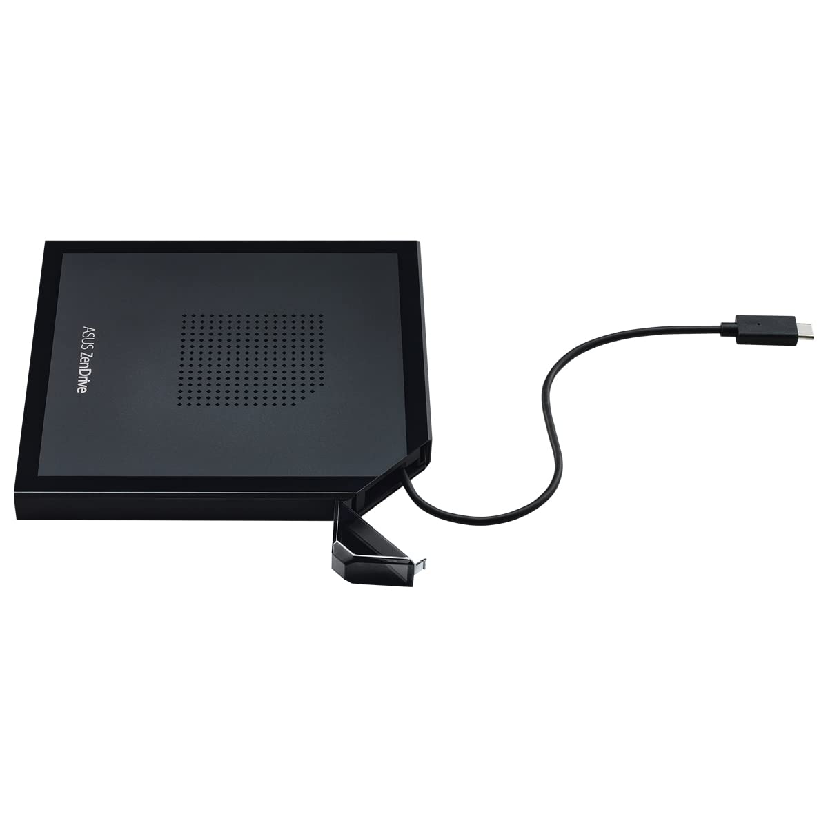 ASUS ZenDrive V1M - Grabadora de DVD Externa ZenDrive V1M con Cable Integrado, Interfaz USB-C, Compatible con Windows 11 y macOS, Soporte M-Disc y soluciones para Hacer copias de Seguridad