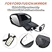 MOFOAP Left Driver Side Mirror Compatible with Ford Fusion 2016 2017 2018 2019 2020 2021 2022 Mirrors with Power Manual Folding Black 3Pins