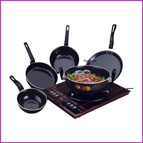 FLIXBLOOM Perfect Collection Combo Set of 5 Pcs Induction Base Cookware