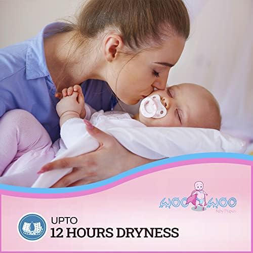 WooWoo Premium Extra Soft Taped Style Diapers|Extra Small/New Born(Xs/Nb)Size Newborn Baby Diaper|12 Hrs Dryness|Rashfree|Upto 5 Kgs|48 Count