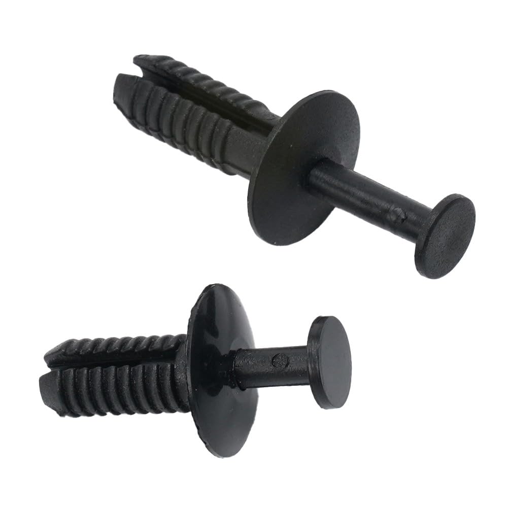 Lecreatekit Clip di fissaggio a pressione, rivetti espandibili per BMW E30 E39 E46 E53 E60, fissaggio in plastica nera, confezione da 20