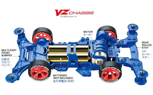 Mini 4WD Tamiya JR Cross Spear 01 VZ Chassis miniatura 4