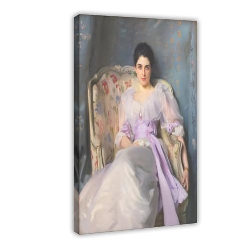 Impression sur toile premium de John Singer Sargent - Portrait d'art de prestige encadré