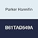 Parker Hannifin B61TADH4942A B6 Series Anodized Aluminum Pneumatic 4 Way Air Control Valve,24 VDC, Series Cylinder Mount Replacement, 1/4" NPT NAMUR Mount Port Size