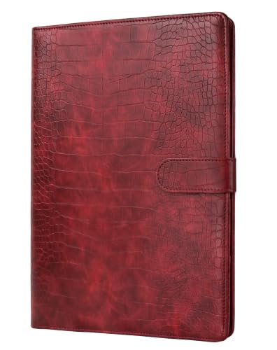 Image of Clipboard Folder Padfolio, Mymazn Writing Portfolio Faux Leather Clipboards with Cover for Legal Pad Holder Letter Size A4 8.5 x 12 for Business Conference Notepad Clip Boards