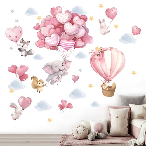 Vinilos Animal Globo para Pared Habitación Infantil miniatura 2