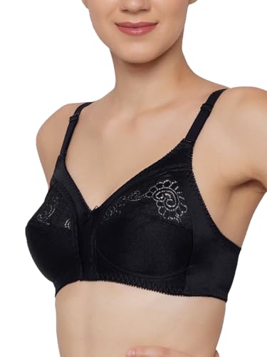 Image of Triumph Claudette Classics Women Bra | Non Wired, Non Padded | Cups with lace | Full Coverage, Cut & Sew | Soft and Breathable Fabric | All-Day Comfort | Pack of 1