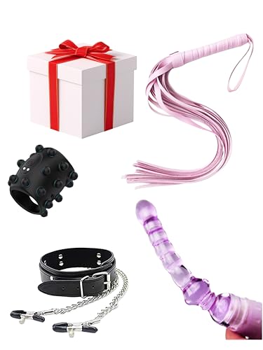 Box Intime Surprise – Coffret Jeu de Couple & Bien-Être Adulte – Accessoires Sélectionnés – Idée Cadeau Sensuelle – Bonus Surprise Inclus (rose)