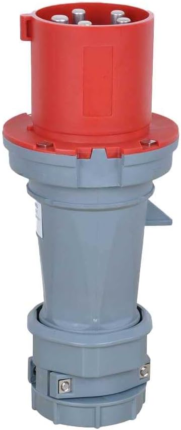 Waterproof Industrial Connector Plug 5Pin 63A 380V-415V 3P+E+N IP44